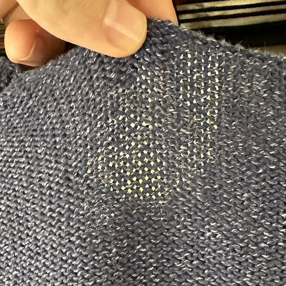 H&M 100% Cotton Mesh Knit Sweater - Picture 7 of 7